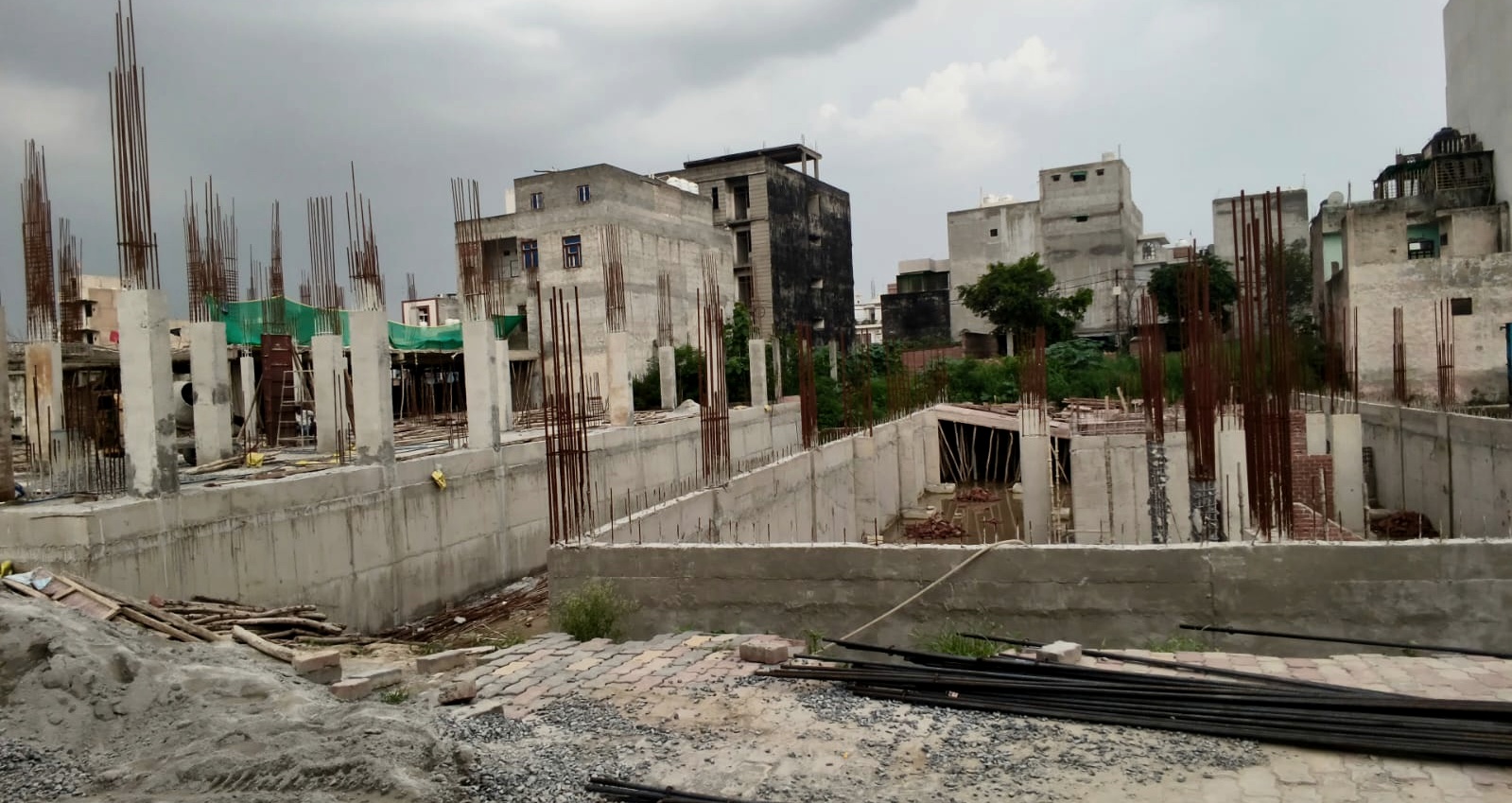 The Aurum — construction site today
